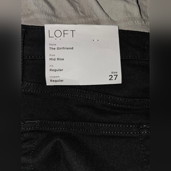 [NEW] Size 27 LOFT "The Girlfriend" Jeans - Picture 4 of 5